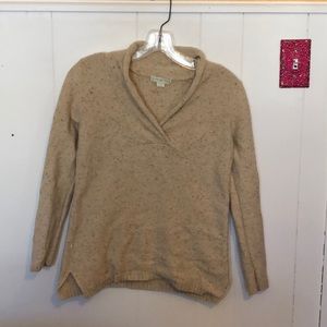 Tan speckled sweater